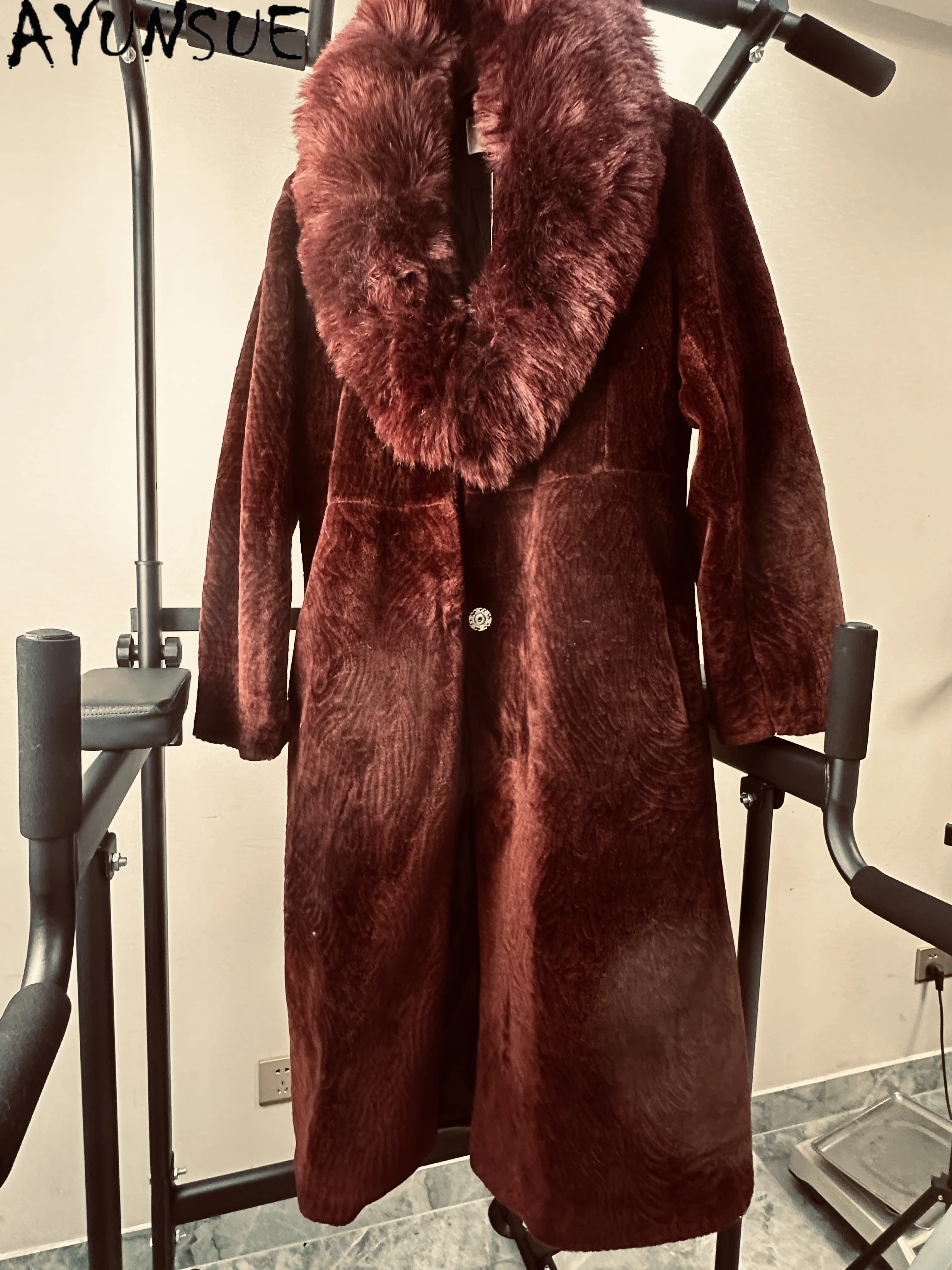 

AYUNSUE Jacket Women Winter Clothes Warm Womens Coats Mid-length Coat Unique Coat Promotion Minor Flaws Non Refund Non Exchange