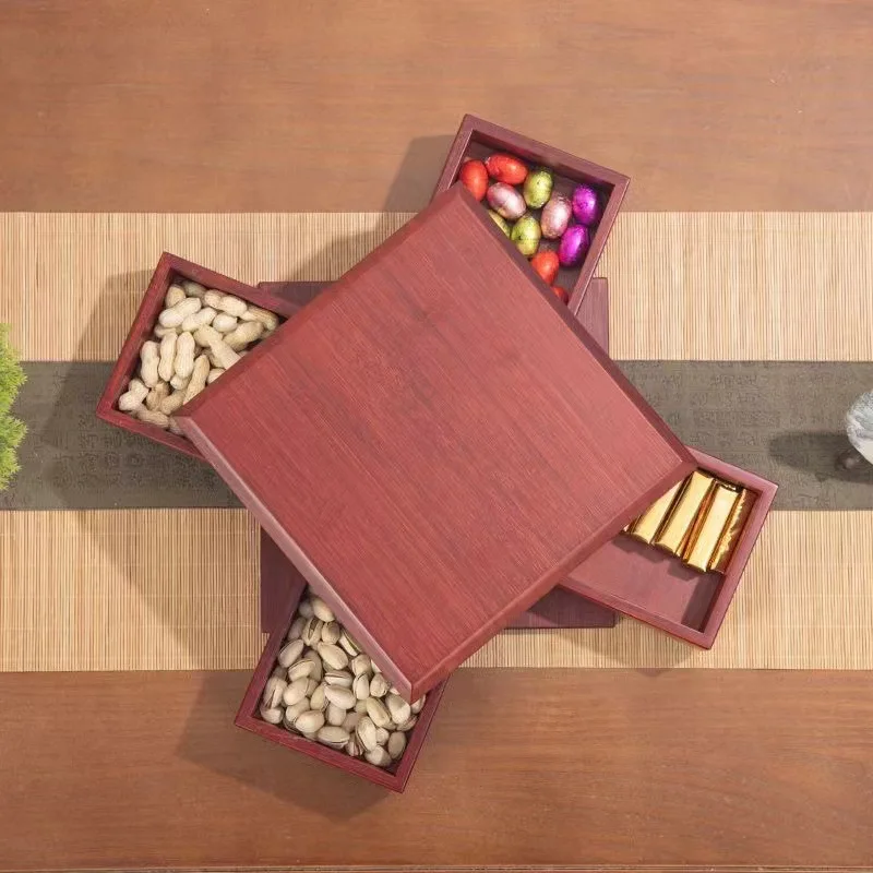 

Desktop, storage, box Luban, mechanism, storage box, multi-function, rotatable, tea set