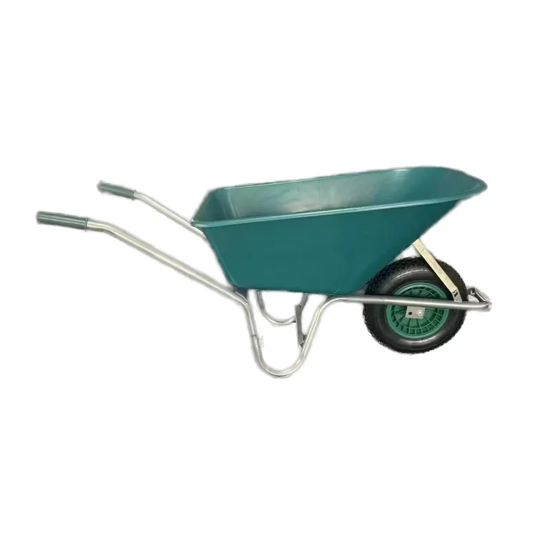 Farm Construction Pneumatic Wheel Metal Garden Trolley WB