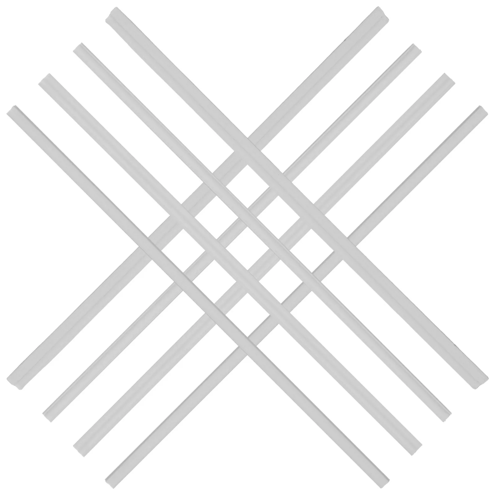 

8Pcs Dollhouse Skirting Board White Miniature Molding Trim DIY Craft Accessories for Micro Landscape Decoration Mini House