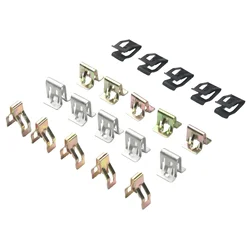 20X Universal Car Clip Instrument Panel Metal Rivet Auto Console Dashboard Radio Decorative CD Panel Snaps Fastener Clip Buckles