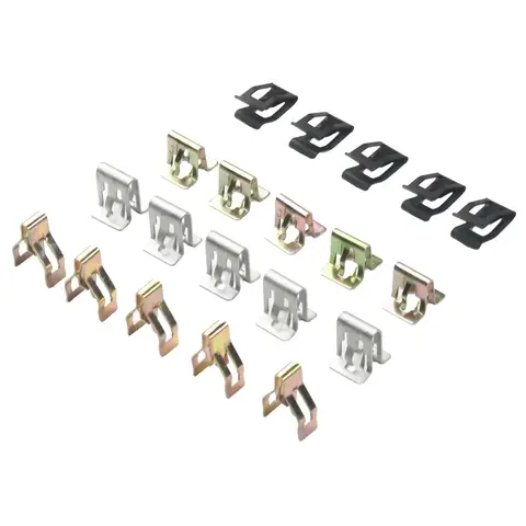 20X 범용 자동차 클립 계기판 금속 리벳 자동 콘솔 대시 보드 라디오 장식 CD 패널 스냅 패스너 클립 버클