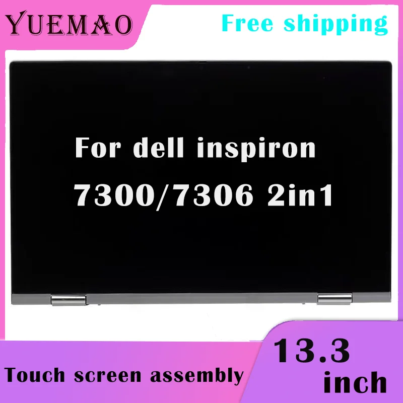 Substituição do Painel do Lcd para Dell Conjunto Completo Dell Inspiron 7300 7306 em P124g P124g002 P125g P125g001 4k 3840×2160 Novo