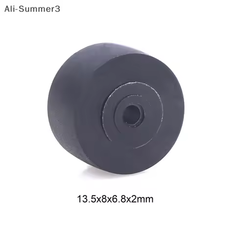 1Pc 13.5x8x6.8x2mm Rubber Pinch Roller Belt Wheel For Tape Recorder Deck Cassette Movement Radio Audio Drive Player Accessories