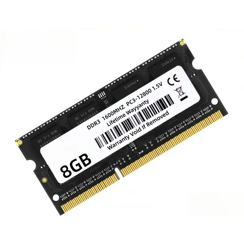 DDR3 DDR4 Laptop RAM 4GB 8GB 16GB SODIMM Non-ECC PC3 1.5V / PC4 1.2V 10600 12800 2133 2400 2666 3200MHz Notebook Memory