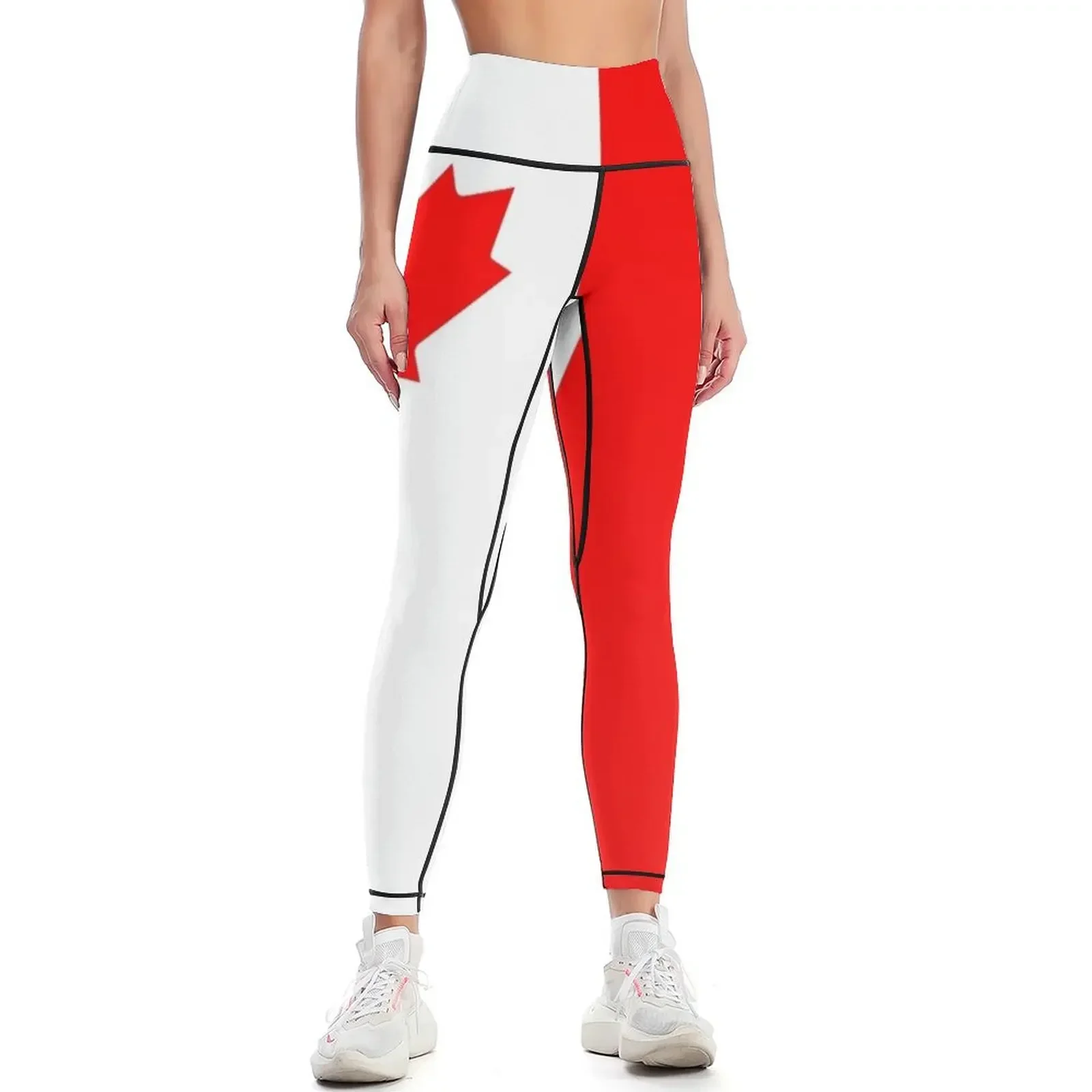 

Flag of Canada Leggings Women's pants Women's fitness Pants sport sports shirts gym Womens Leggings