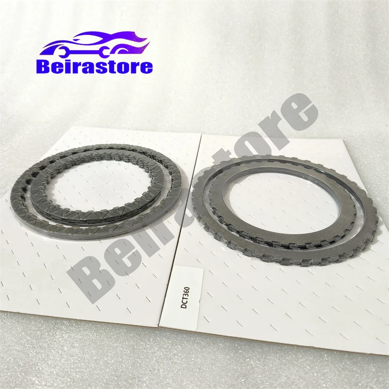 New DCT360 6DCT360 6-Speed Automatic Transmission Clutch Plate Friction Plate Steel Plate Kit For Zotye T600 T700 SR9 Roewe MG6