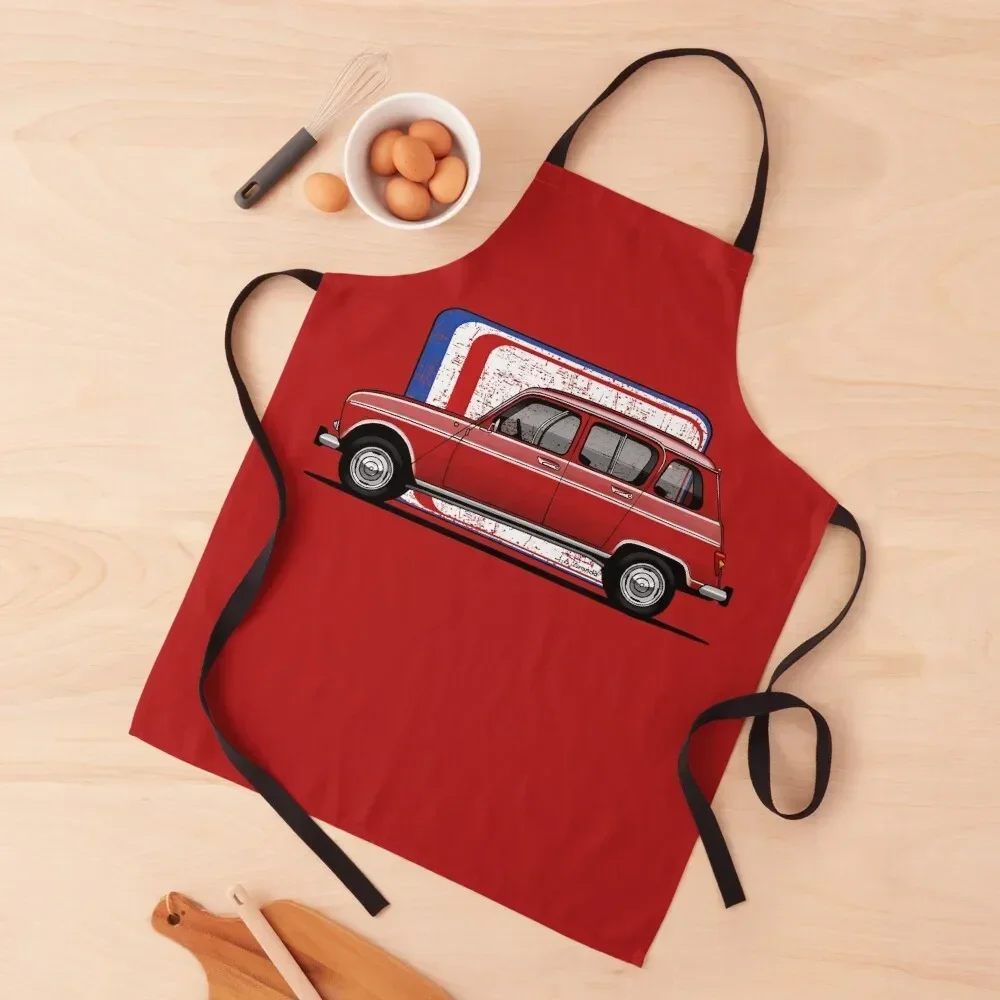 

The iconic French MK1 utility car Apron work ladies Camping cookings for women Apron