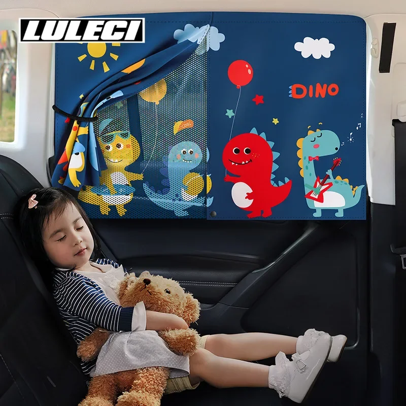 

Magnetic Cartoon Car Curtain Car Side Gear Sunshade Car Side Window Visor for Children Sun Protection Heat Insulation Sun Blind