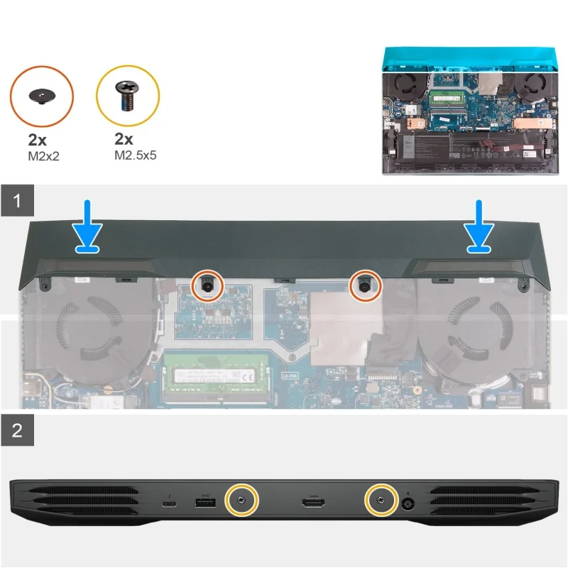 NEW ORIGINAL Laptop Bottom Cover Case Screw for DELL G15 5510 5511 5515 5520 5525 G16 7620 7625