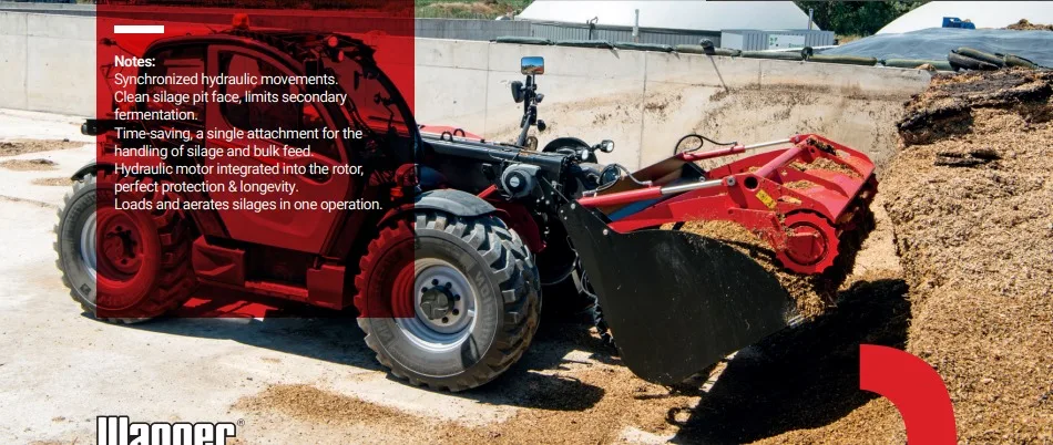 Cubos orientados al silage de alta calidad con accesorios Wagger Cubos para telescopios Accesorios para montacargas de mejor rendimiento