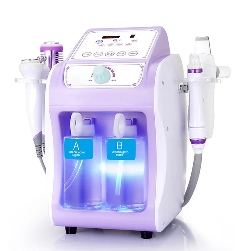 Waterstof Zuurstof Gezichtsmachine 6 In 1 Microdermabrasie Bio-Lifting Machine Voor Salon Spa Thuisgebruik Huidverzorgingstools