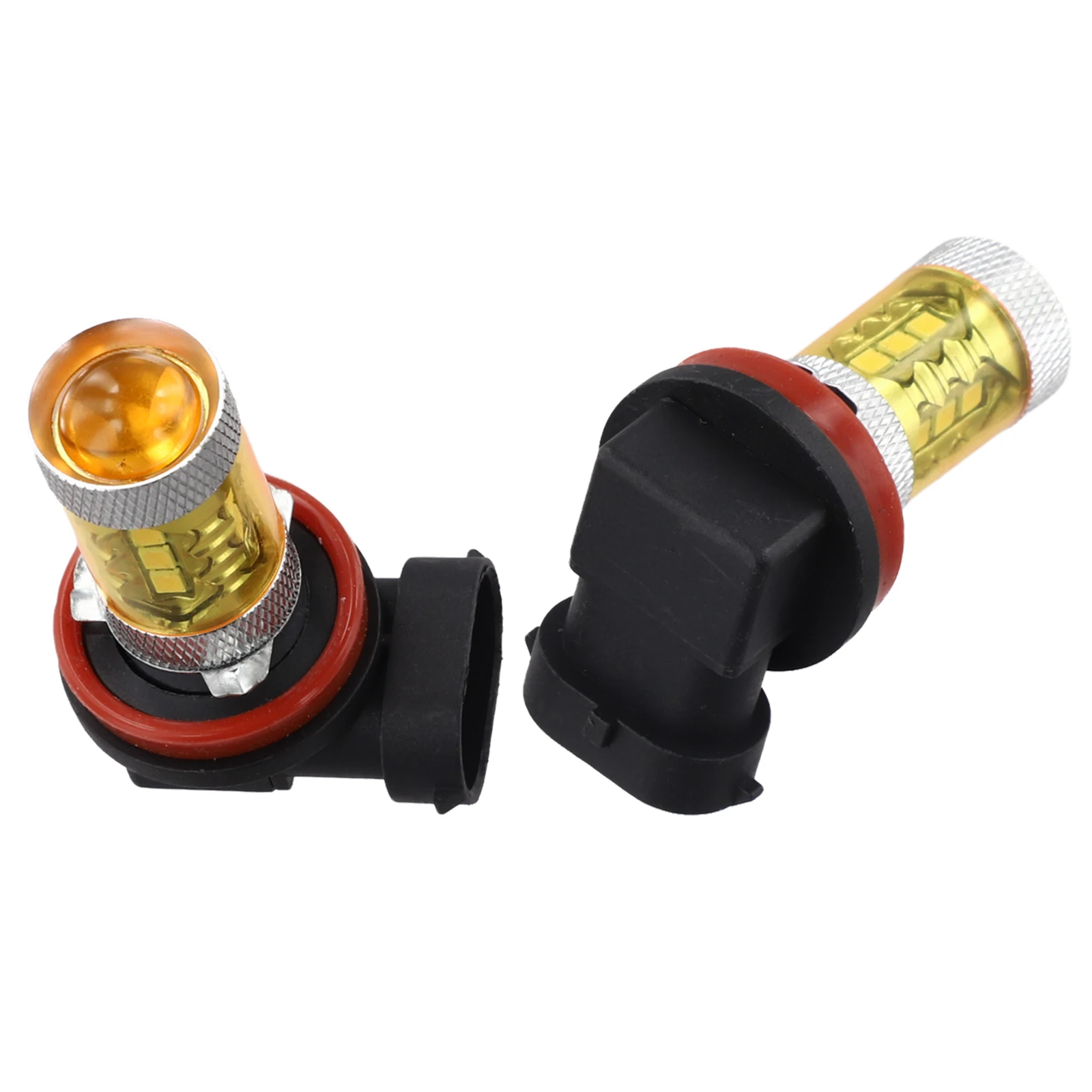 

Light Fog Lamp 2pcs 3000K Accessories Aluminum Alloy Shell High Quality Replacement Yellow Light 12V-24V DC 1500LM Useful