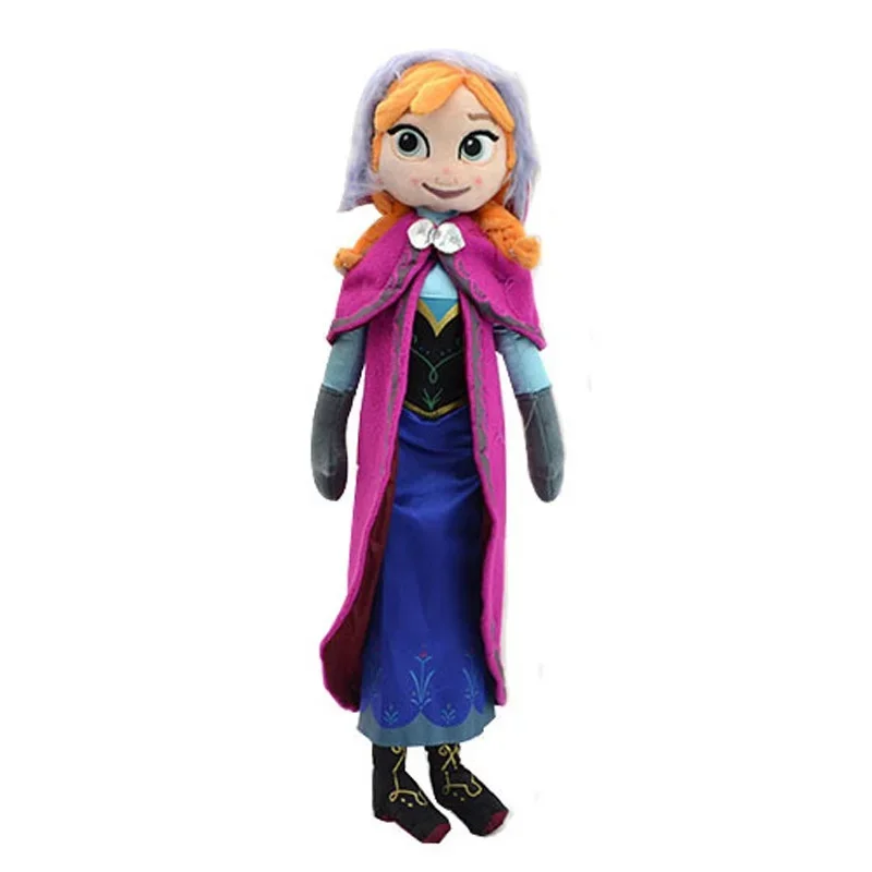 2PCS/SET 40-50CM Frozen Anna Elsa Dolls Snow Queen Princess Anna Elsa Doll Toys Stuffed Frozen Plush Kids Toys Birthday Christma
