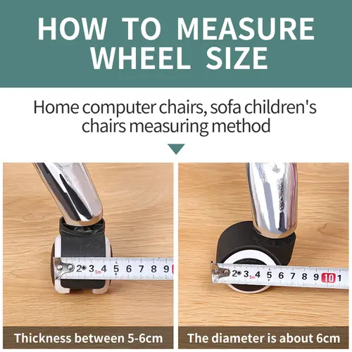 Felt Bottom Furniture Wheel Caster Cups Sofa Bed Office Chair Wheels Stopper Floor Protectors Covers Silicone Prevents Scratches - Image 6