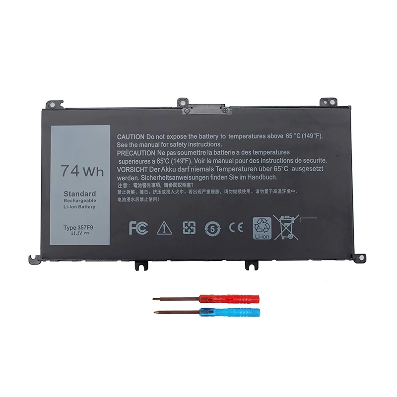 74WH 357F9 Laptop Battery for Dell Inspiron 15 7000 Gaming 15 7559 i7559 7557 i7557 5577 7567 5576 7566 i7559-5012GRY