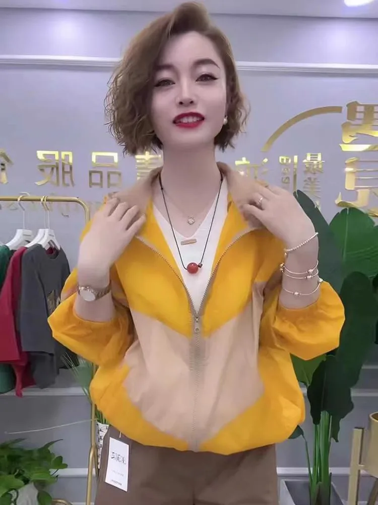 Women's Summer New Sle Outdoor Breathable Light Weight Color Blo Hat Hooded Workwear Sun Protection ort Jaet