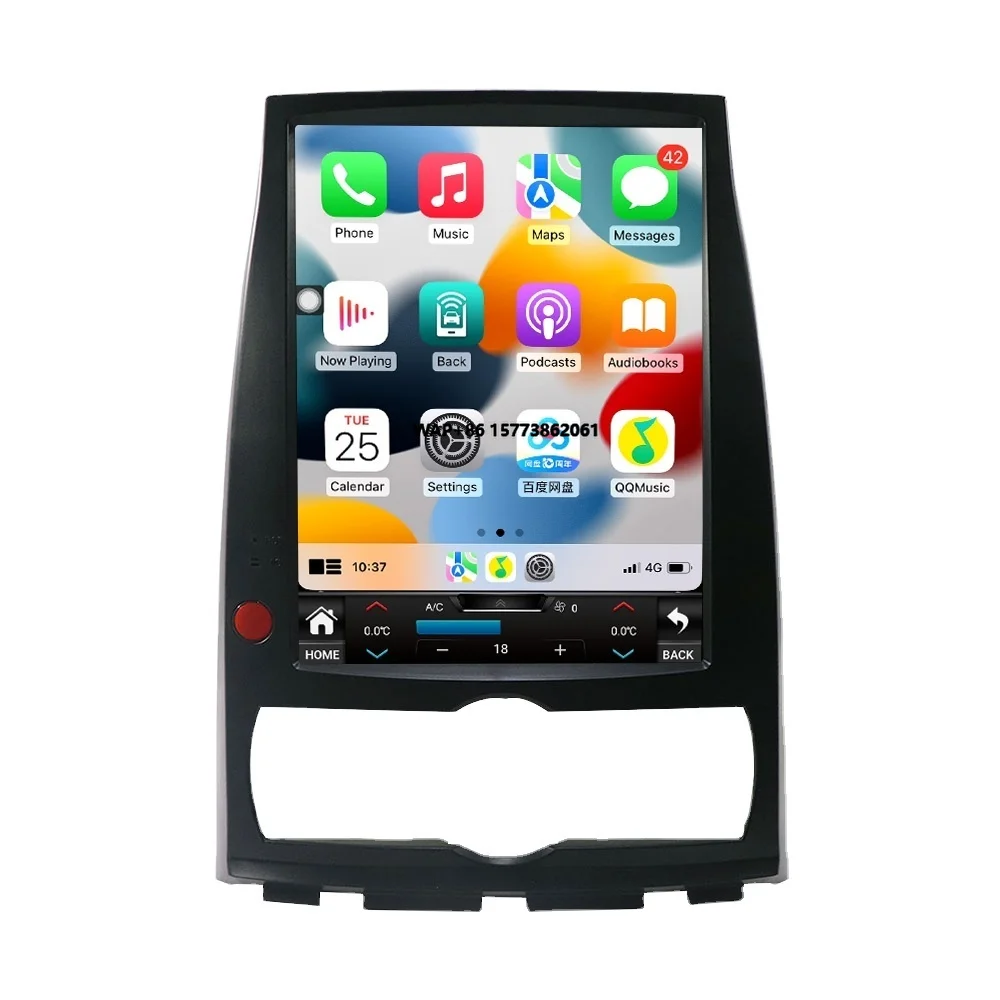 Android System Car Radio 10.4 Inch for Rohens Genesis Coupe  2005 2006 2007 2008  Wireless Speaker Car Dvd Player