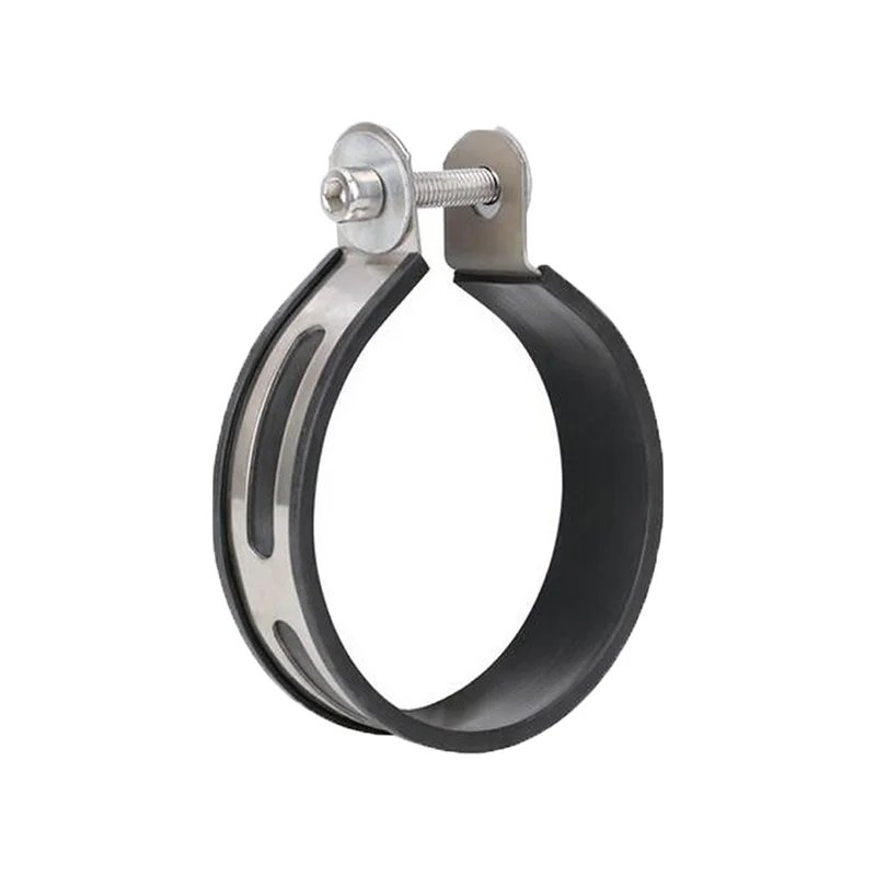 Motorcycle Exhaust Pipe Modification Accessory Round Hanger Clamp the Surface Blue Film Can Be Peeled Off