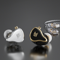 KZ ZAS 7BA 1DD 16 unit mixed in-ear earphone noise-reducing earplug metal HIFI high-quality EDX PROX ZSN ZSX ZAX AST ZS10 ZS12