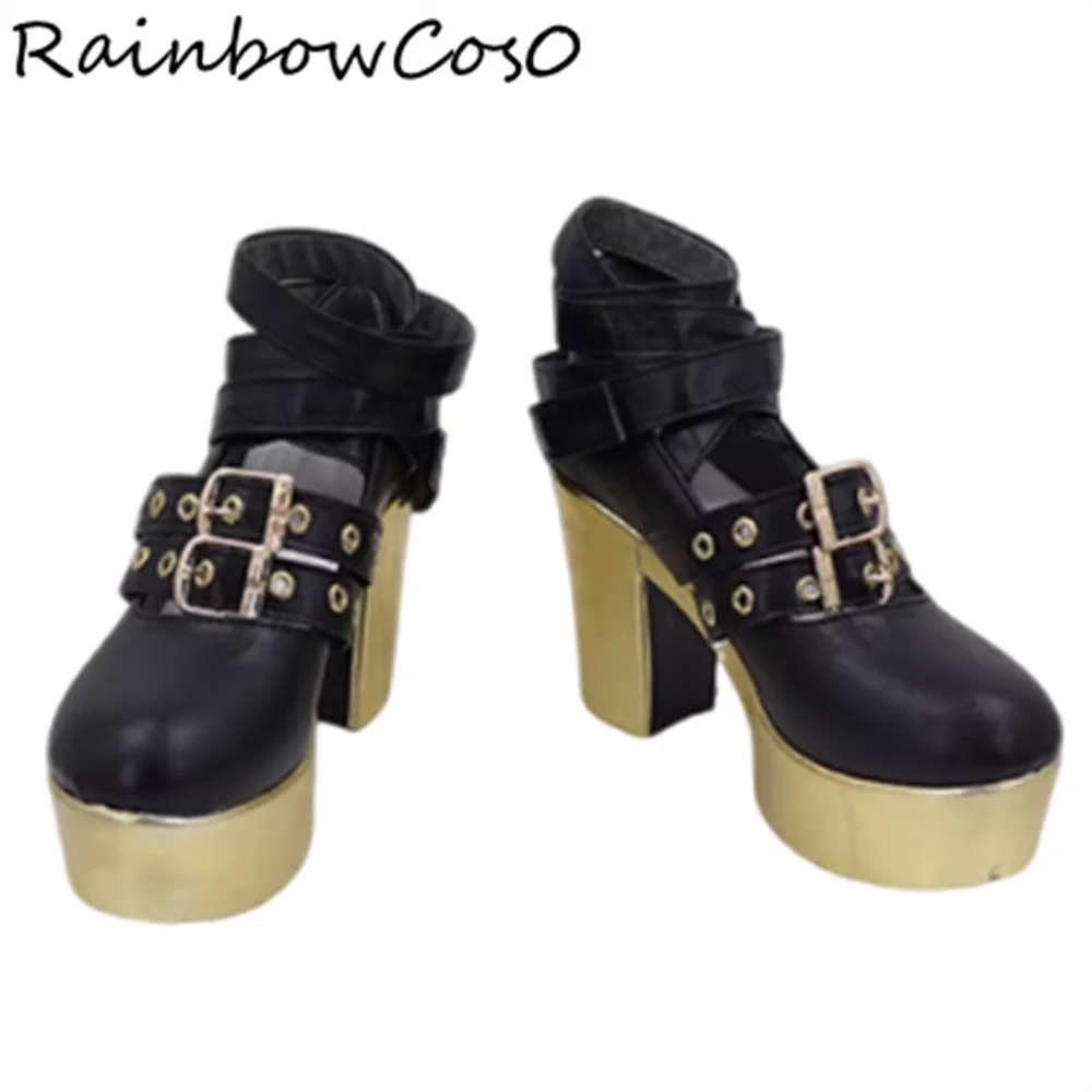 Riddle Rosehearts Twisted-Wonderland Cosplay Shoes Boots Game Anime Halloween Christmas RainbowCos0 W5660