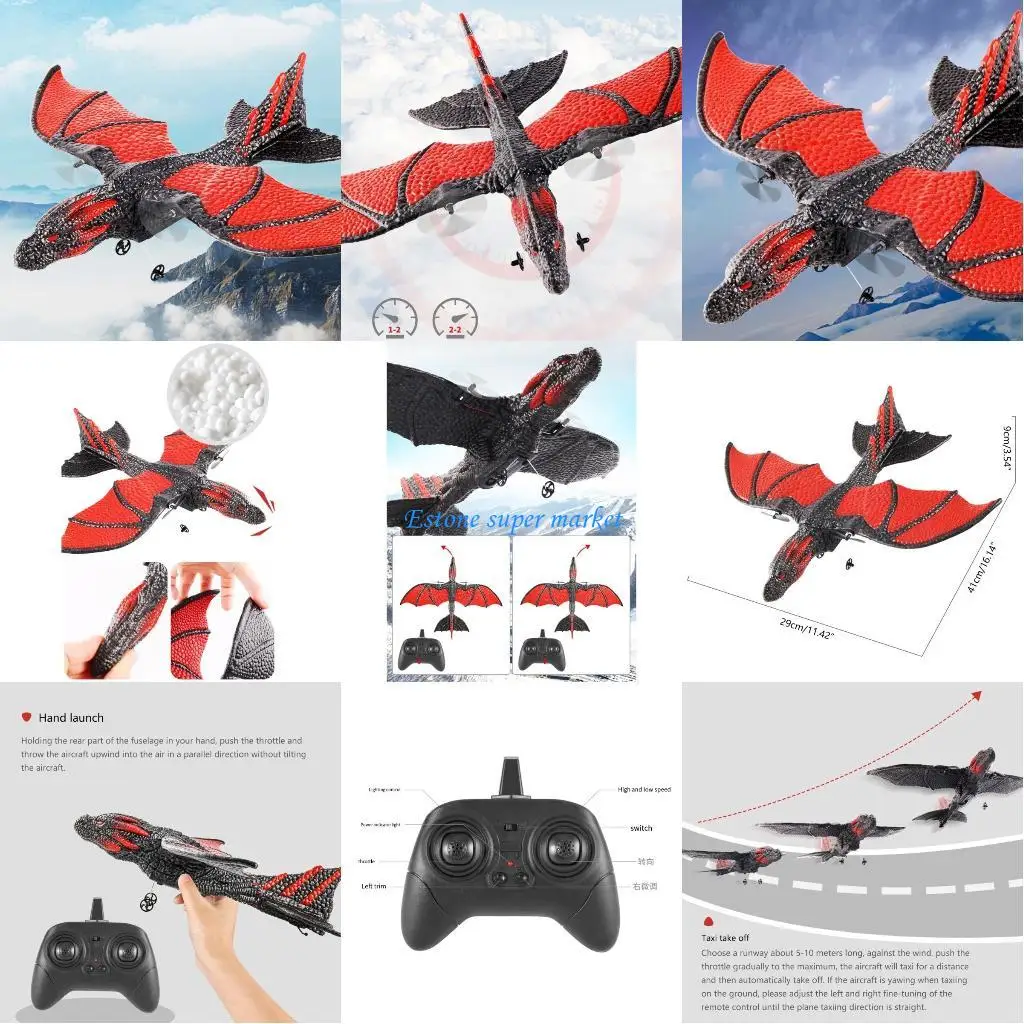 

090B RC Remote Control 2.4G Remote Control Plane Toy for Kids Gifts for Boys