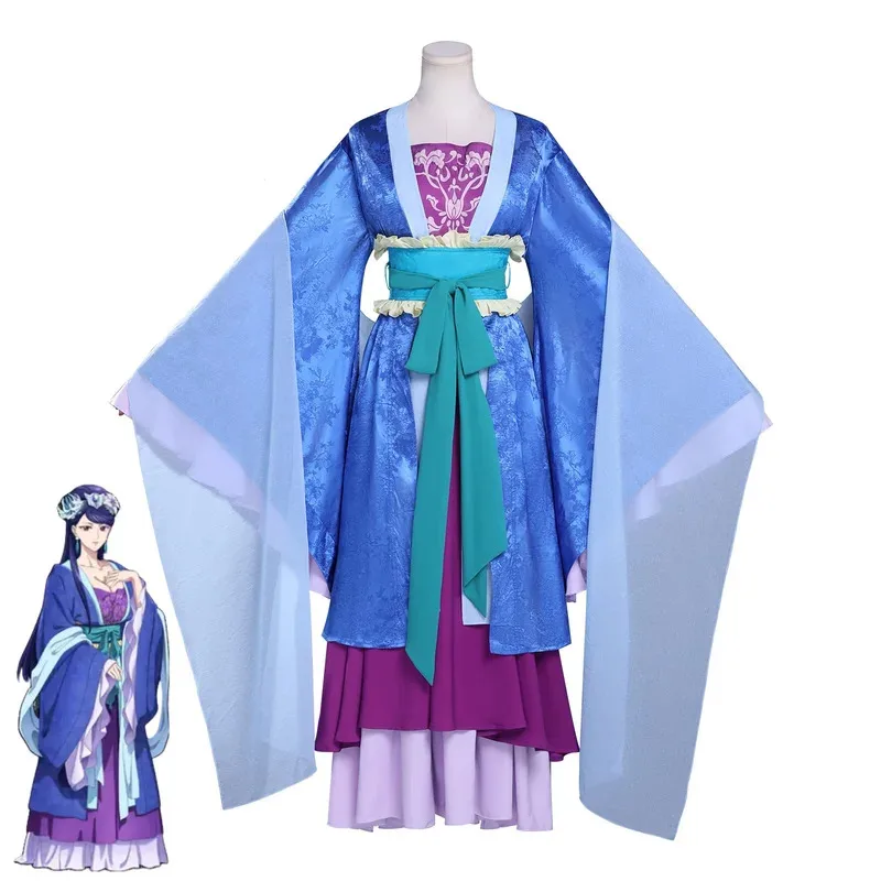 Pear Blossom Concubine Косплей Аниме Kusuriya no Hitorigoto 2 Костюм The Apothecary Diaries Season 2 Hanfux,5;d'2.y;8'