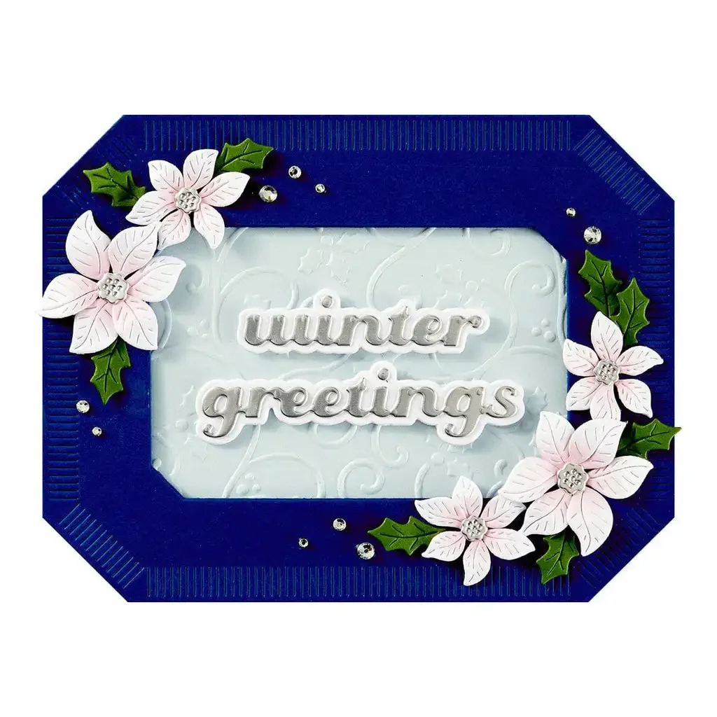 Matrices de découpe en métal, cachets de scrapbooking, journal intime, gaufrage, joie de renne, immersion letoe Dashing, inscription holly bonbon, hiver