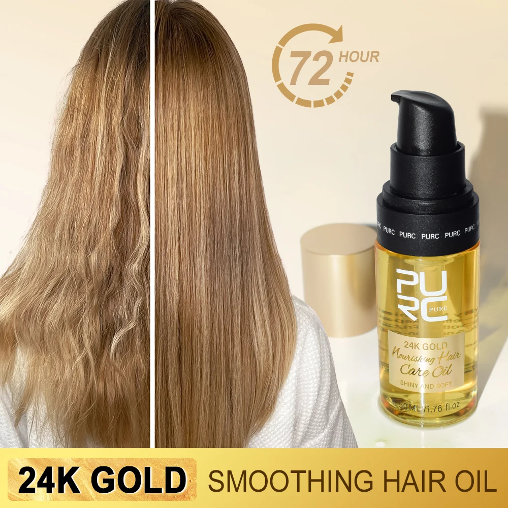 

PURC Nourishing Hair Oil Smoothing Soft Repair Damaged Frizz Dry Hair Treatment Essence Hair Care