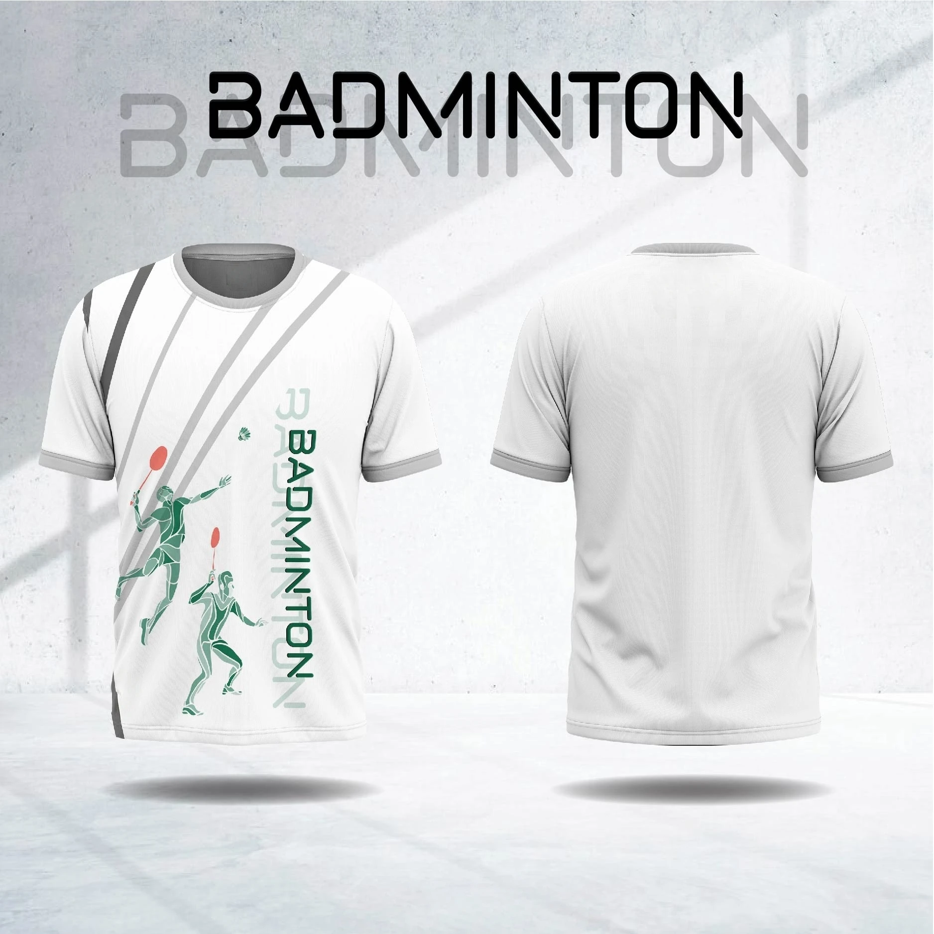Men's Badminton T-Shirt 3D Print Summer Outdoor Short Sleeve Quick Dry Badminton Shirt Breathable and Comfortable Men's Gym Top image 6