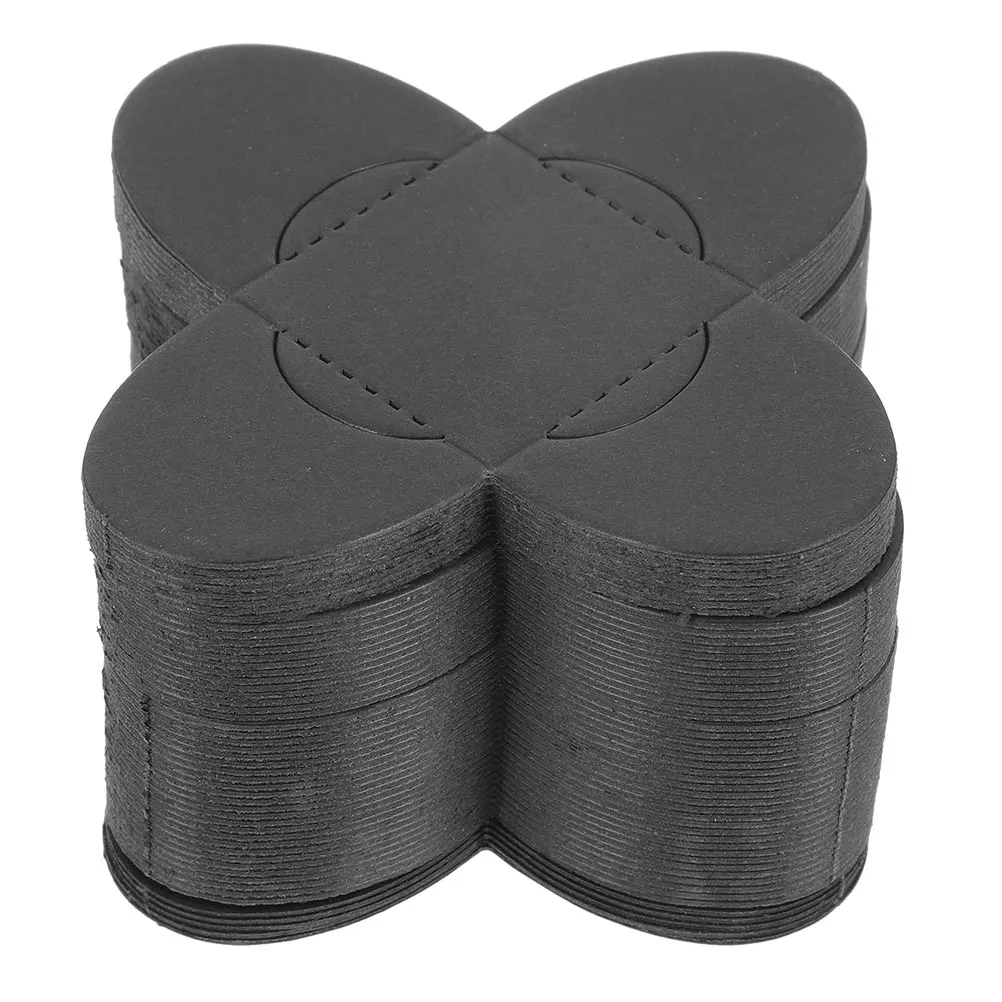 

50pcs Chocolate Paper Cups Truffle Wrappers Elegant Packaging Secure Divider Foldable Inserts For Wedding Birthday Party Baking