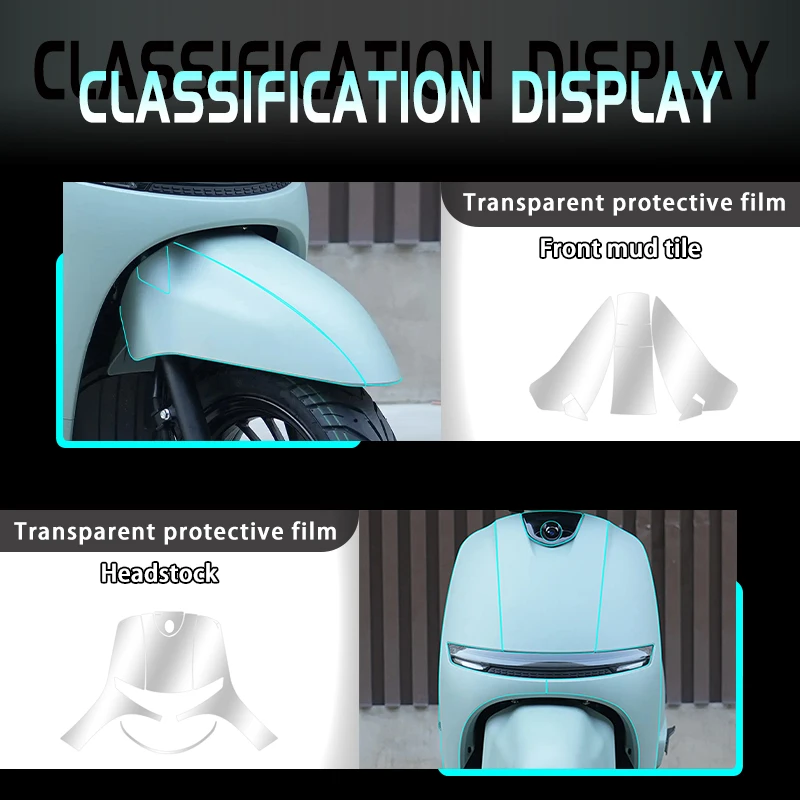 For CFMOTO 125AURA 2026 Complete Set Of Transparent Invisible Car Cover Film Body Protection Stickers Modified Accessories