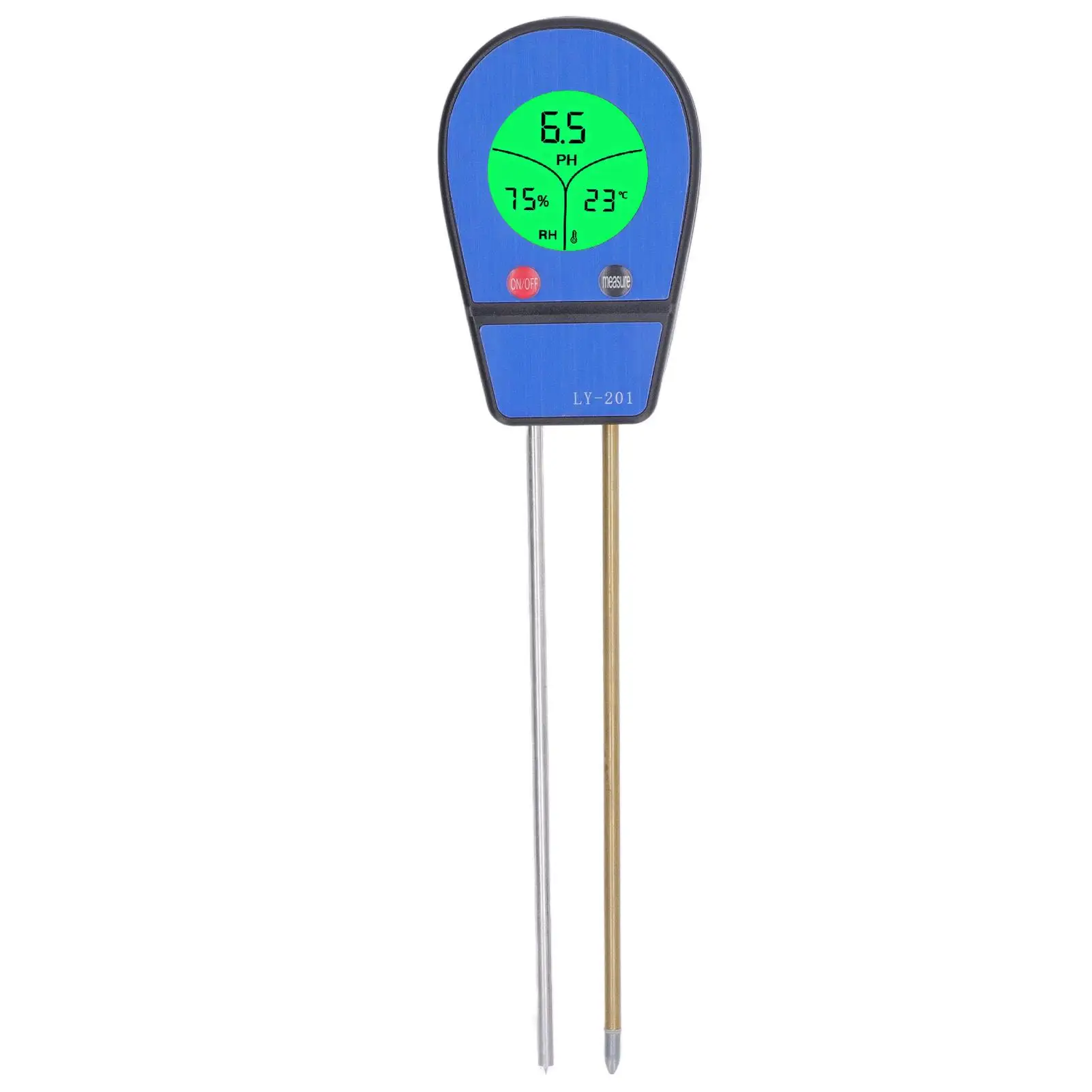 

Soil Moisture & pH Meter with Backlight for greenhouse - Easy Temperature Testing & Installation