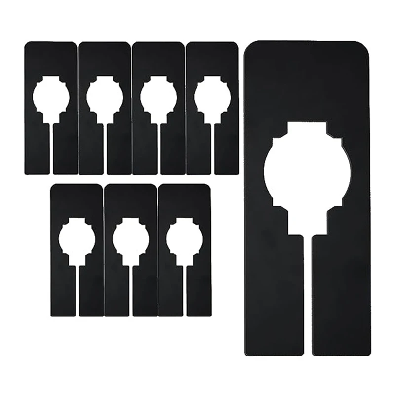 

10Pcs Divider Closet Dividers for Shelf Hanger Separators Rack Plastic Reusable Clothing Plastics Clothes Organizers