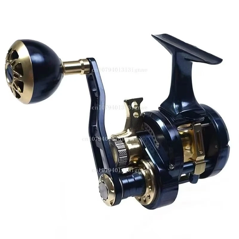 For New Hand Iron Plate Wheel Steel Bone CT-X Metal Sea Fishing Steamer Fishing Wheel Slow Roller