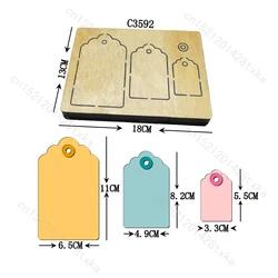 New card Wooden die Scrapbooking Cutting Dies C3592