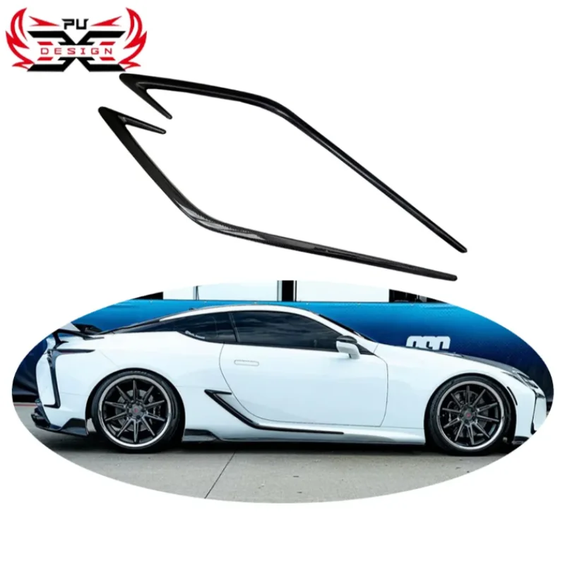 Dry Carbon Door Canards for Lexus LC500 LC500H RW Style Car Accessories