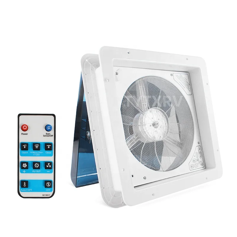 

TYTXRV OEM 14'' 340mm 12V Electric Control 6 Speeds Adjustable with Remote Control UV Resistance Skylight Caravan Roof RV Vent