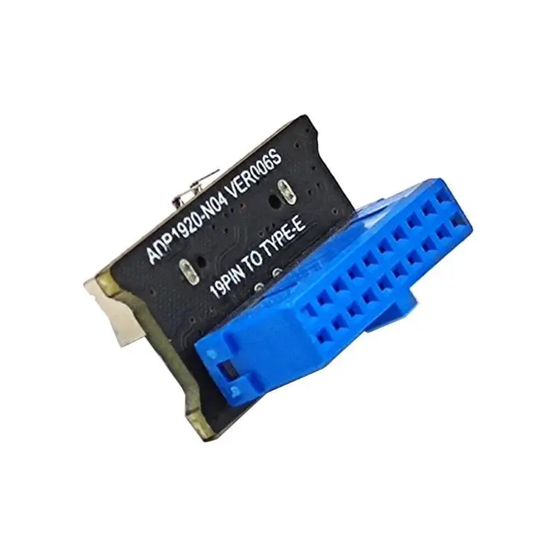 652F USB 19-контактный разъем на передней панели, разъем типа C 3.1, адаптер типа E, 20-19-контактный разъем на передней