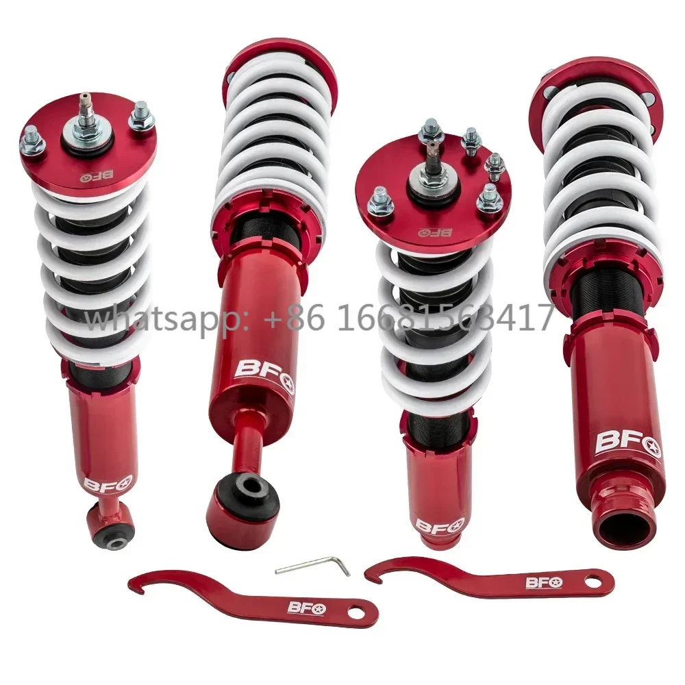 

BFO Coilovers Suspension W/ 24-Step Damper For Honda Accord 98-02 Acura CL 01-03 Adjustable Damper Height