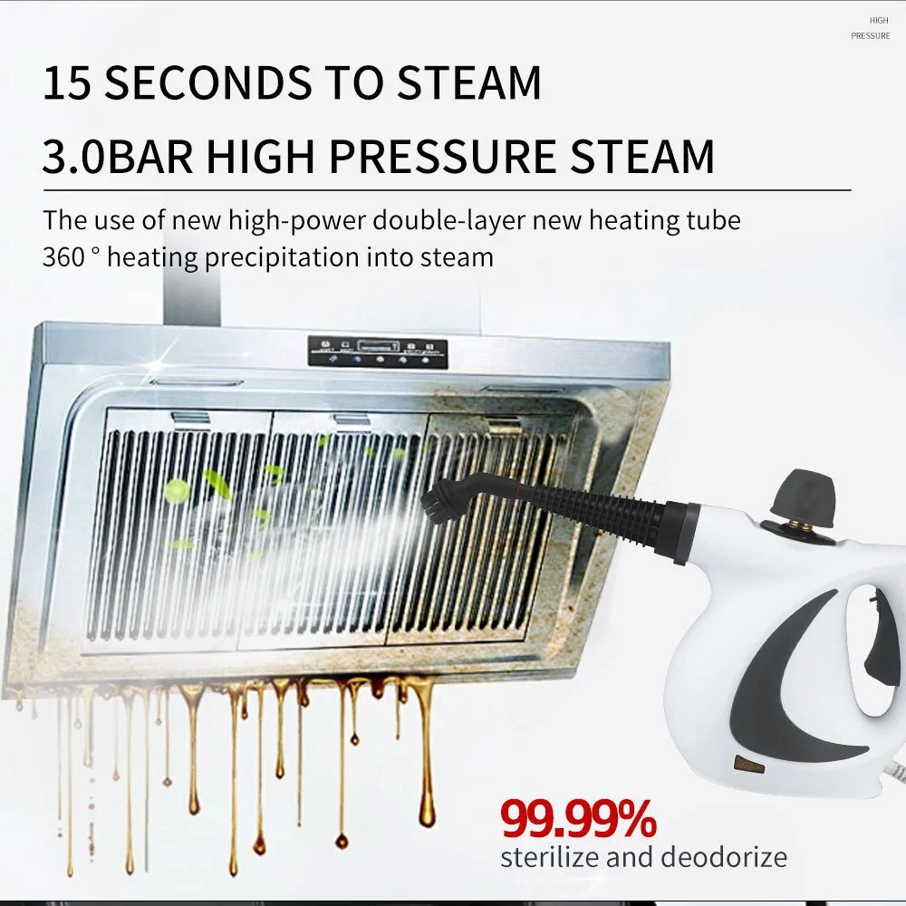Multifunctional Kitchen Range Hood Grease Remover Cleaning Machine Household Portable Handheld Steam Cleaning Machine Tool
