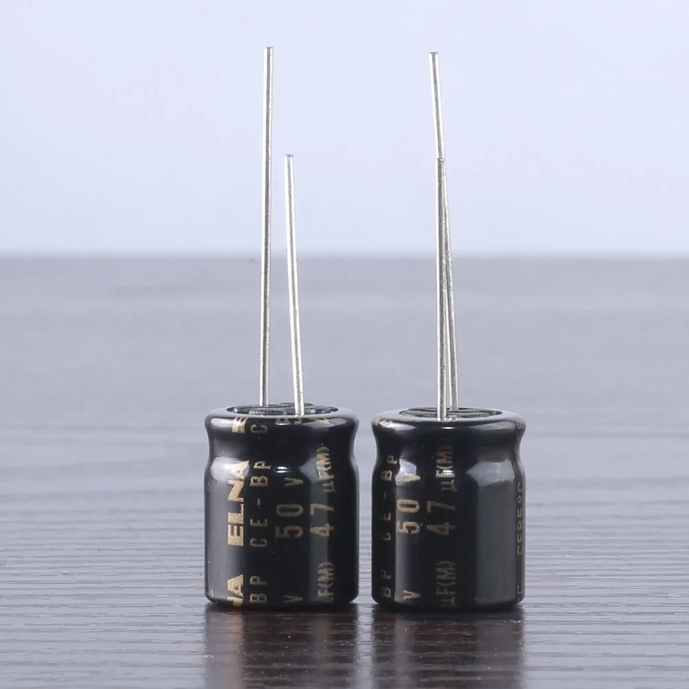 

10pcs Elna Capacitors RBD 47uf 50V Audio Series Bi Polar Capacitors