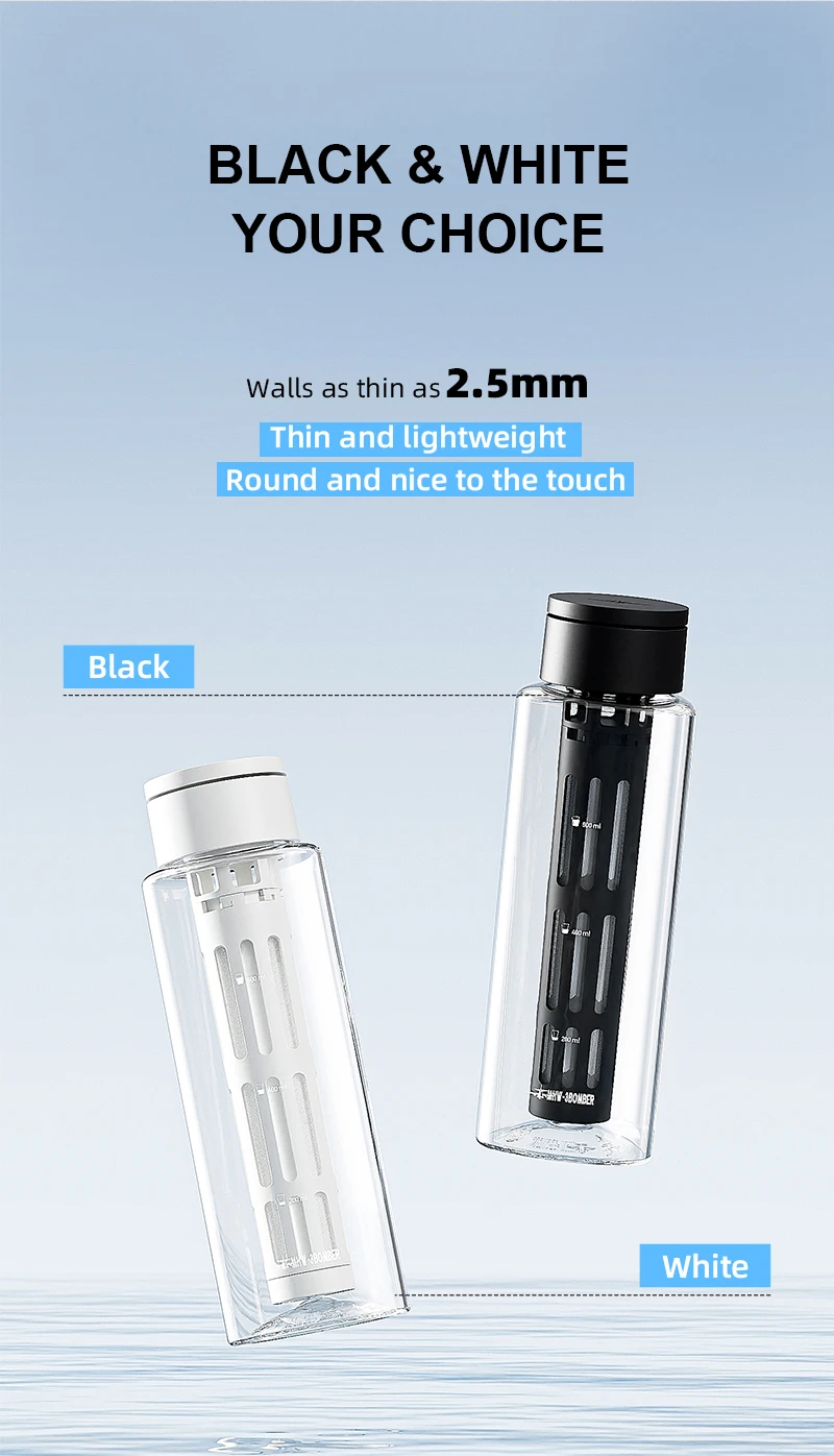 MHW 3BOMBER 1/2 Pack 600ML Cold Brew Coffee Maker Detachable Coffee Pot with Mesh Filter Home Barista Tool Portable Camping