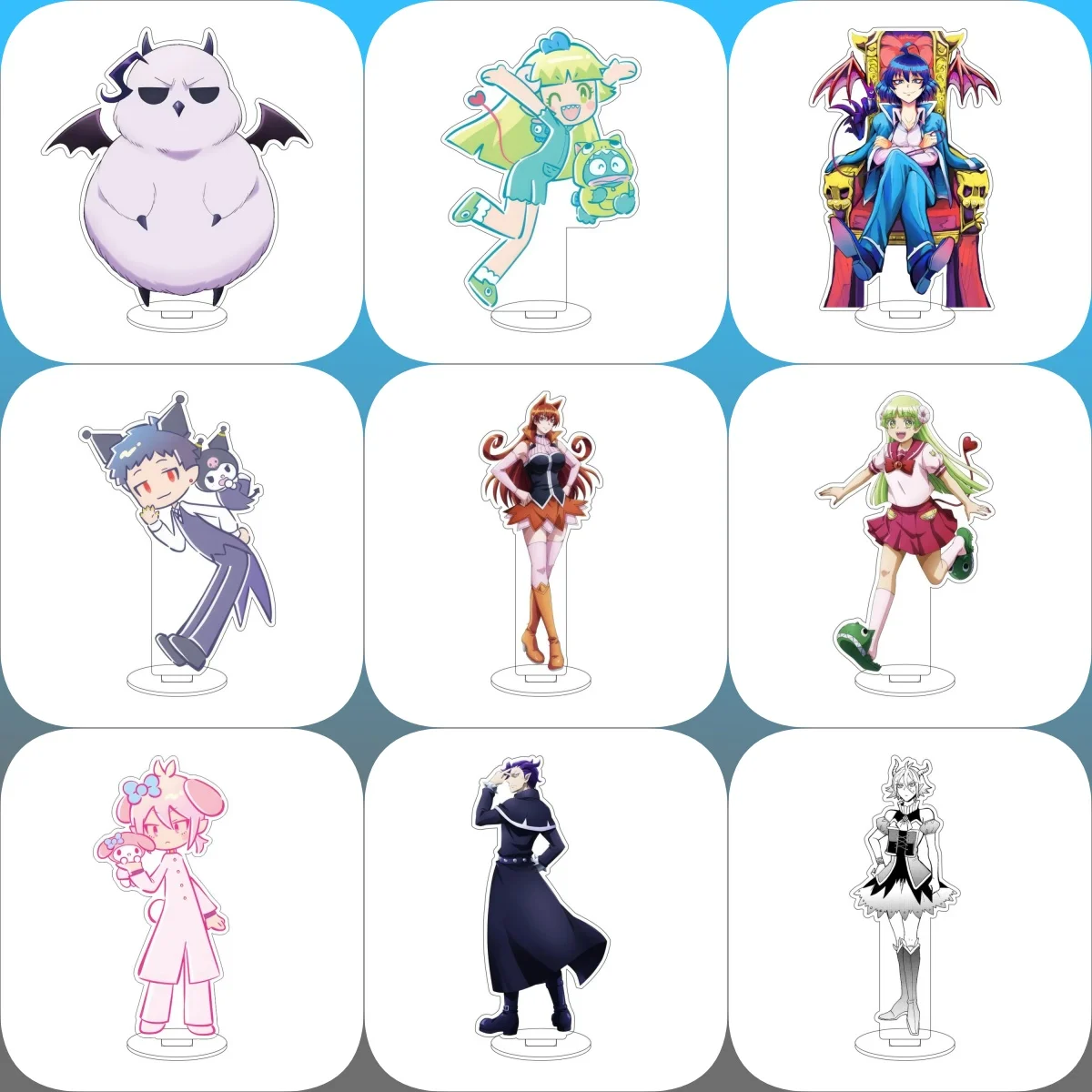 15CM Welcome to Demon School! Acrylic Stand Model Cosplay Characters Ornament Accessories Christmas Collection Gifts