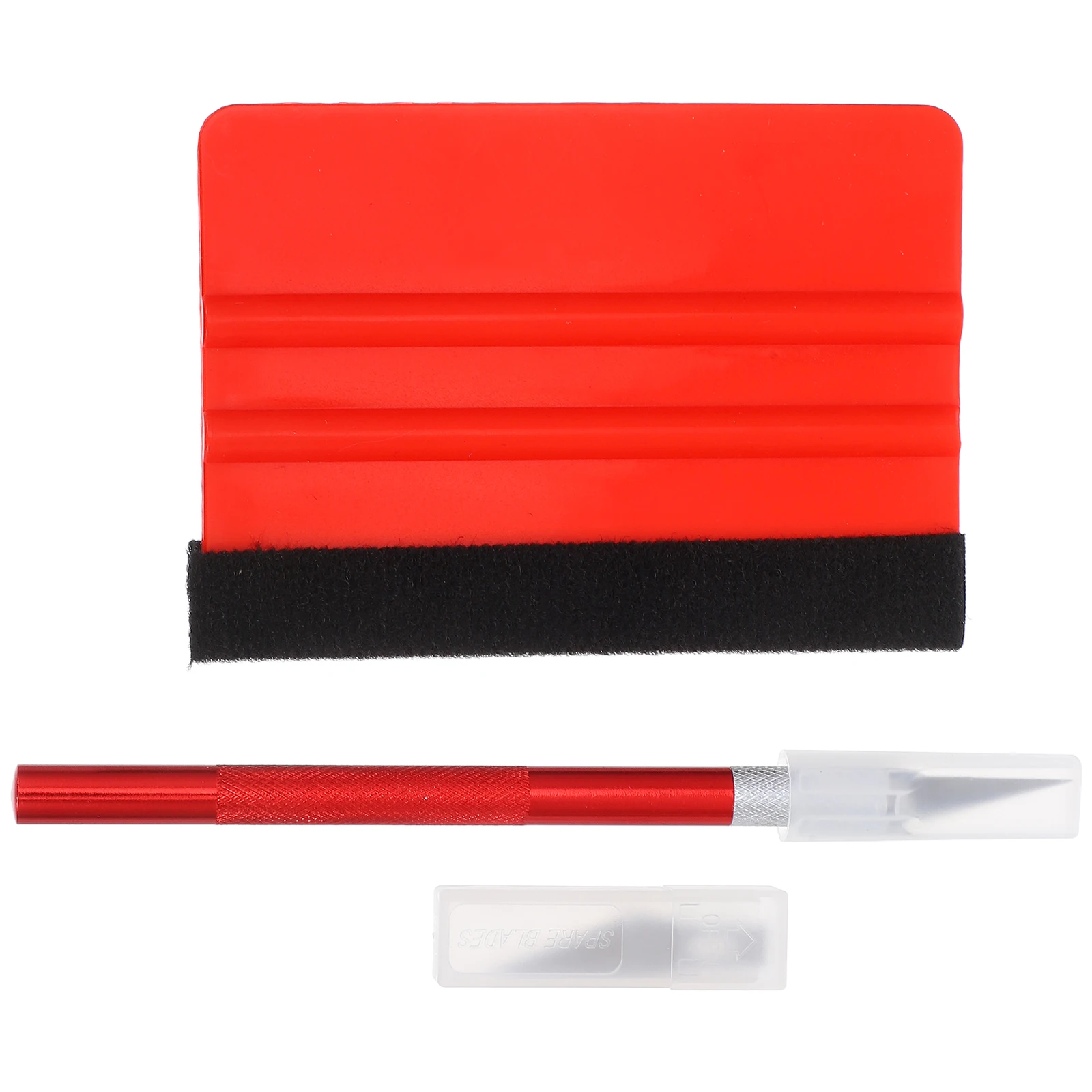 

7 Pieces Car Film Tool Kit Sturdy Steel ABS Alloy Vinyl Tools Smoothing Squeegee Wallpaper Scraper Window Tint Installation