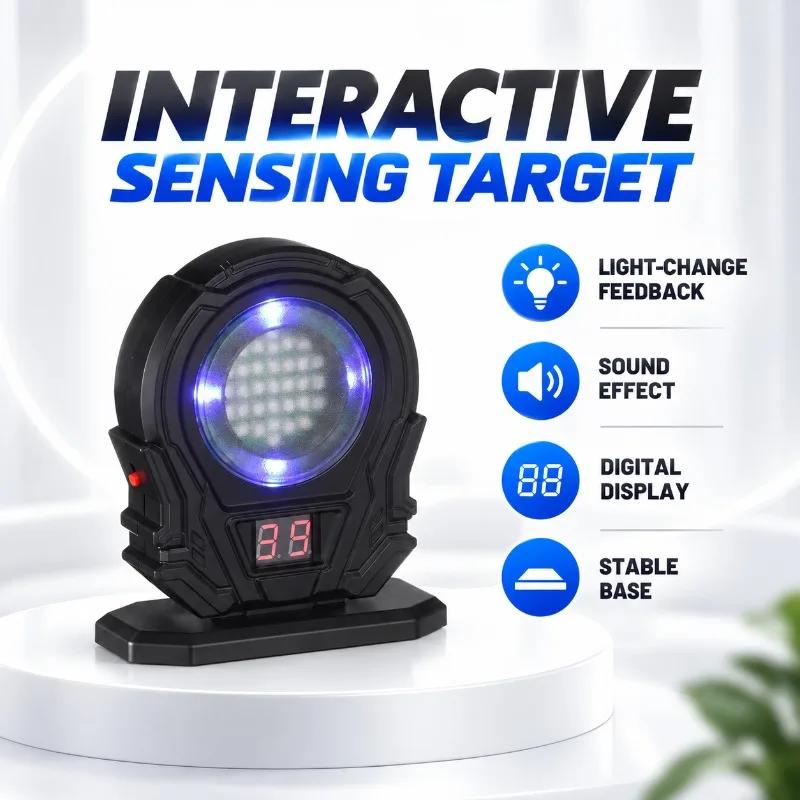 Digital Score Recording Electronic Target Sensing Receiver Home Interactive Hobby Game Accessory