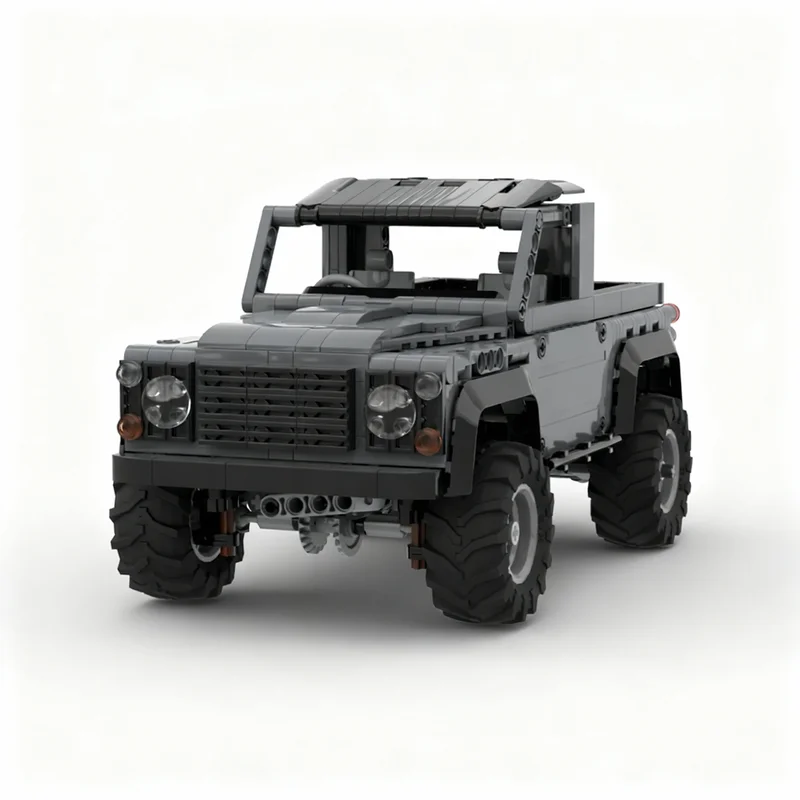 730pcs MOC Offroad Vehicle Defender Technical Engineering Model Building Blocks Design Collection Parts DIY Expert Fan Toy Gift