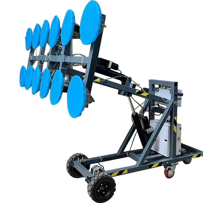 Electric Glass Transporter Suction Cup Mobile Vacuum Large Suction Curtain Wall Door and Window Stone Transporter Customized