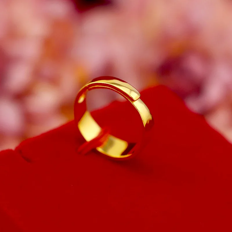 خاتم تنين ذهبي عالي الجودة AU999 عيار 24 قيراط وخاتم فينيكس! تتكيف مع الحياة اليومية، نسخة عصرية من الأنماط التقليدية #3