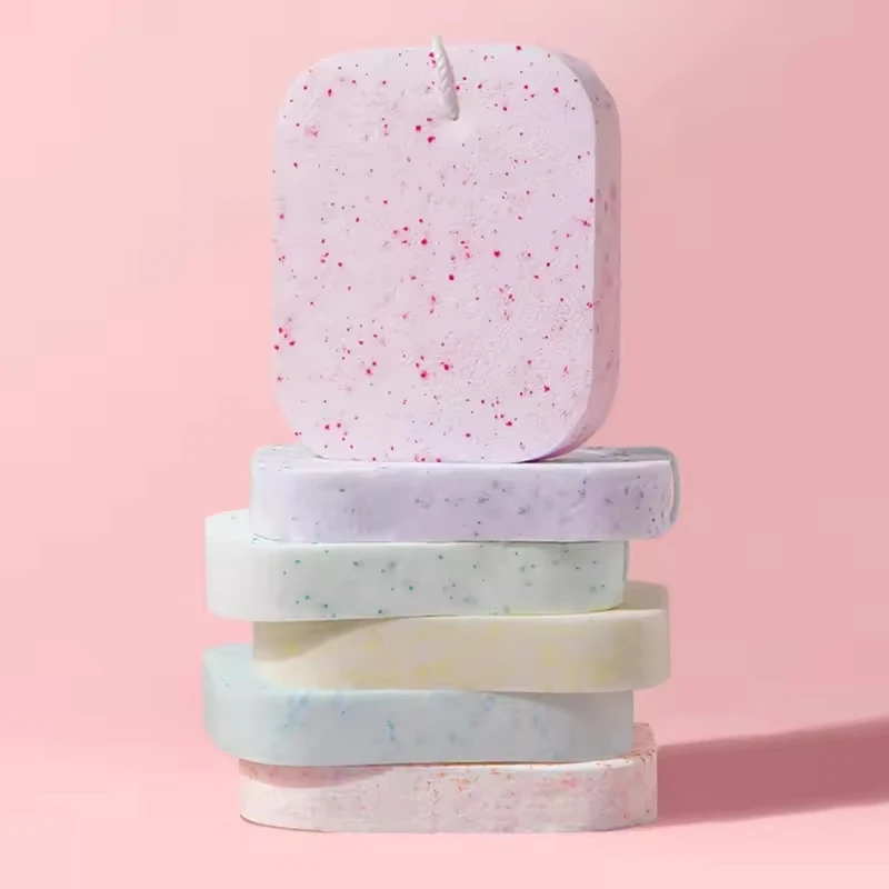 Powder Puff Face Cleanser Makeup Tools Seaweed Cleansing Wash Pad Wash Face Sponge Cosmetic Puff Soft Sponge Body Scrubber Tools